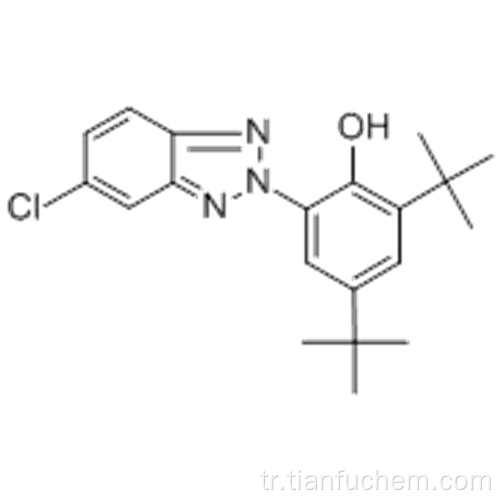 2- (2&#39;-Hidroksi-3 &#39;, 5&#39;-di-tert-butilfenil) -5-klorobenzotriazol CAS 3864-99-1